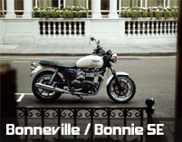 Triumph Bonneville et Bonneville SE 2010
