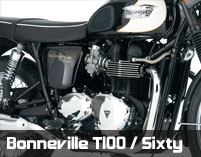Triumph Bonneville T100 et Bonneville Sixty 2010